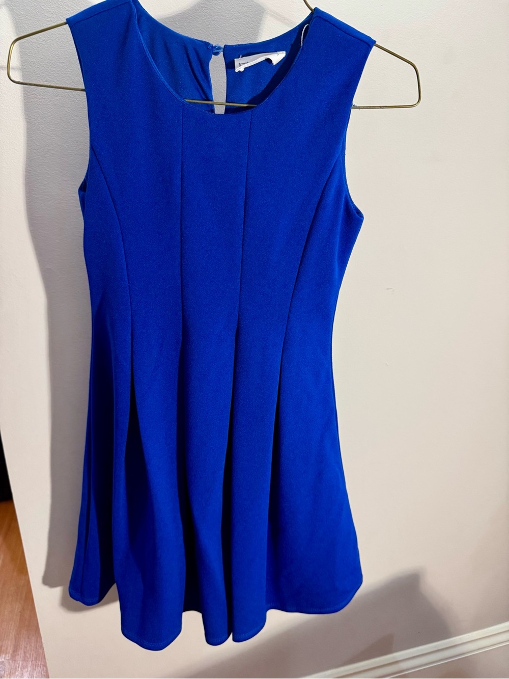 Knitworks Bright Blue Butterfly Accent Top